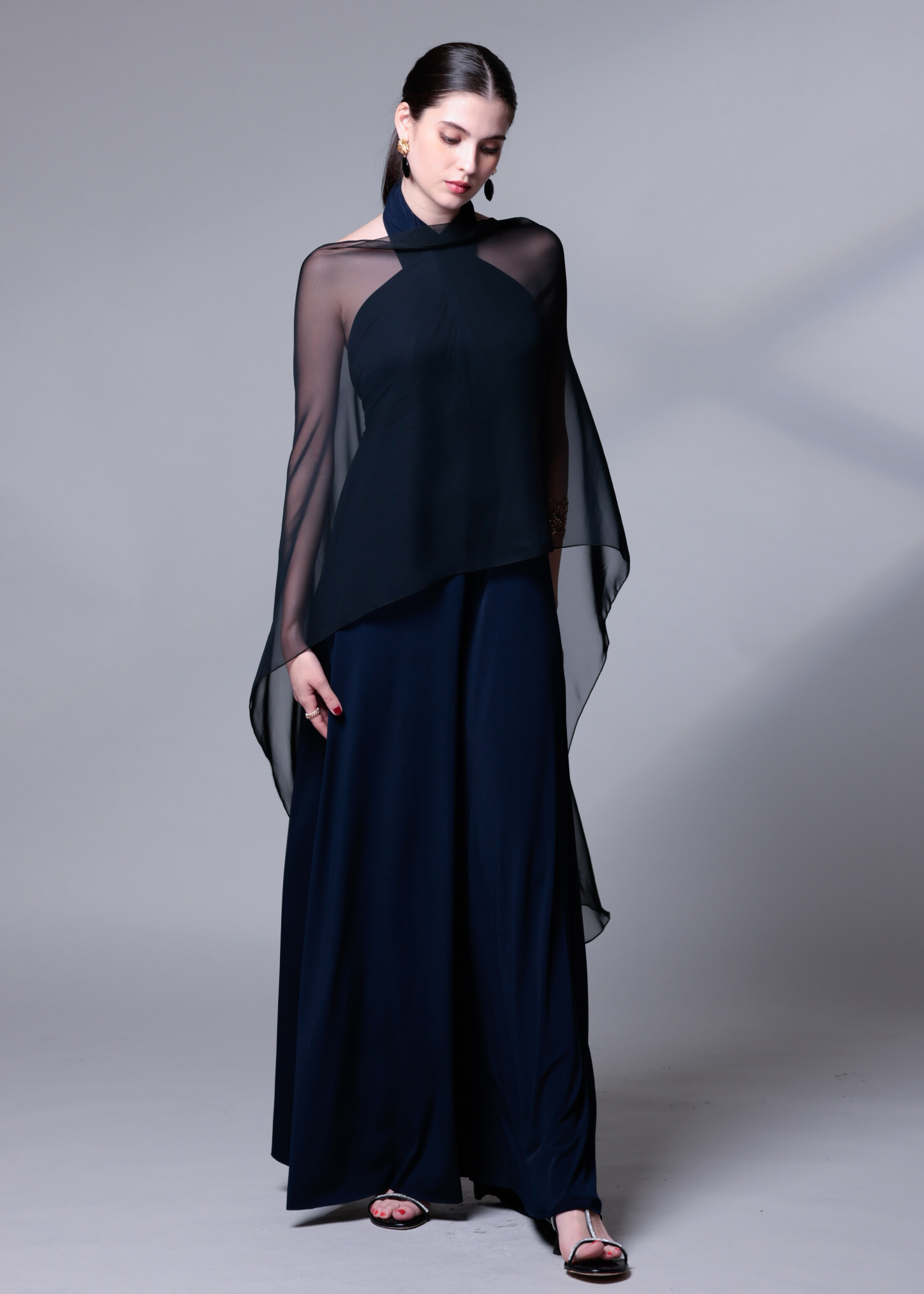 Sheer Cape & Eva All-in-one