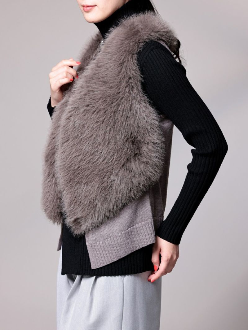 フェイクファーニットジレ | REGINA ROMANTICO（レジィーナ